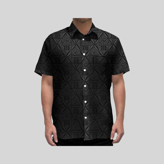 MANA MEN'S DRESS SHIRT-BLACK